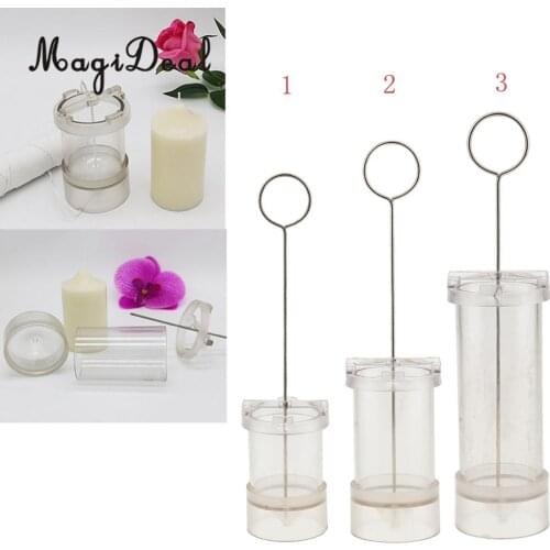 Plastic Candle Making Model Church Top Round Candle Mold for DIY Candle Making 7.5/10/15cm