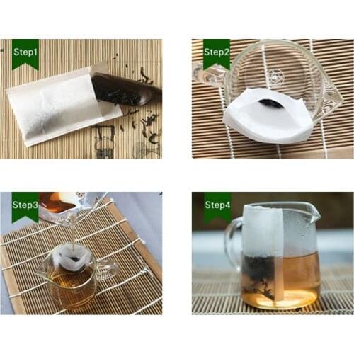 Empty Tea Bags Filter Paper Herb Loose Bags For Coffee Home and Travel Necessities 1000pcs/lot