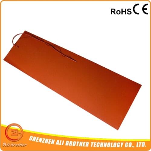1200x600mm 220V 1000W Silicone heated bed w/ adhesive,1000mm lead wire. heater mat. heatbed. customize