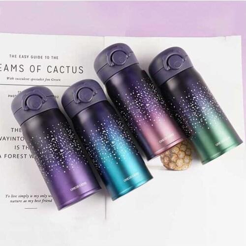 New Design Double Wall Stainless Steel Vacuum Flasks 500ml Thermos Cup Coffee Tea Milk Travel Mug Thermo Bottle Gifts Thermo cup