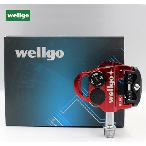 Wellgo Bicycle Pedal HR300 Almuminum Extruted CR-MO Spindle 9/16" Sealed Bearing Bike Cadence Pedals Cycling Replacement Parts