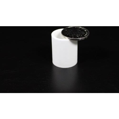 High Purity Magnesium Oxide Ceramic Crucible D20*H40mm/99%MgO Cylindrical Ceramic Crucible/Refractory Ceramics