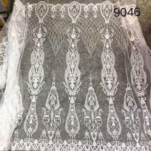 Top quality African Tulle Lace Fabric High Quality African Lace Fabric SYJ-2174 For Nigerian Women wedding dress