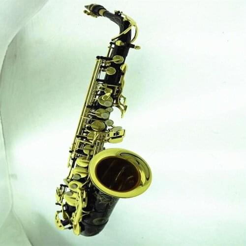 Black brand Alto Saxophone Quality A -W01E-flat Sax Musical Instrument Brass Gold key Sax Professional