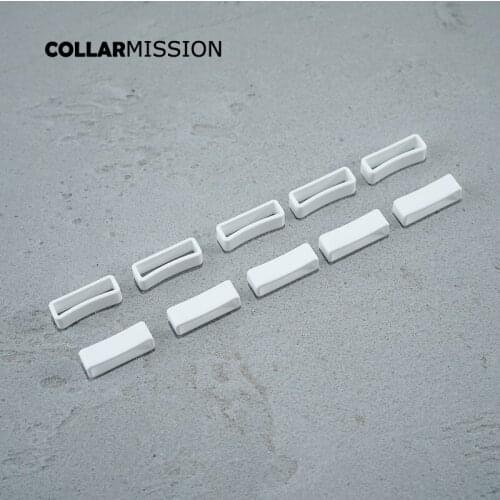 High-quality colorful rectangular plastic buckle replaceable and easy-adjustable dog collar backpack strap 25mm white SK25SJ03