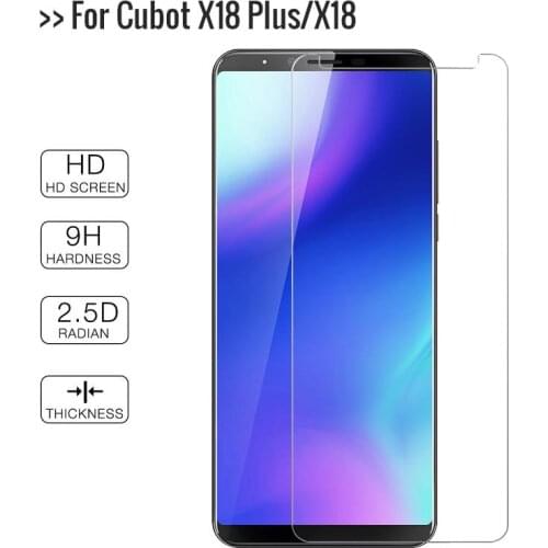 Tempered Glass For Cubot x18 Plus Screen Protector Protection glas For Cubot x18 x 18 x18plus Protective Glass Phone Film