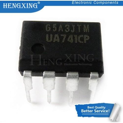10pcs/lot UA741CN UA741CP UA741 LM741 NJM741D DIP-8 In Stock