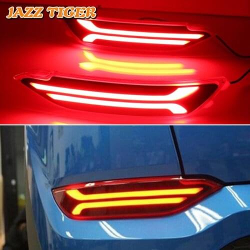 Rear Bumper Lights for Hyundai Tucson 2015 2016 2017 2018 Auto Led Stop Signal for Cars Fog Lights Lada Vesta Reflectors Brake
