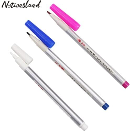 Disappearing Pen for Fabric Leather Markers Automatically Invisible ink Water Erasable Pen for Dressmaking Patchwork Sewing Tool