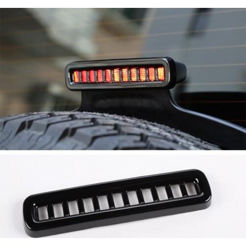 JXKaFa Car High Position Brake Light Lamp Decoration Cover Car Styling Fit For Jeep Wrangler JL 2018 up Exterior Accessories