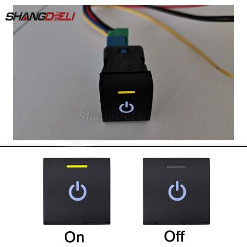 Car Power On Off Switch Button For Toyota Camry 2018 For Avalon Rav4 2019 2020