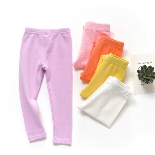 Leggings female baby cotton spring and autumn trousers wild baby wear pants 2019 new autumn tide