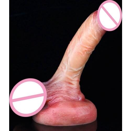 S/L Soft Realistic dildo with suction cup Female Masturbation Sexules toys Dildo for Men Butt Plug anal Sex Toys For Women