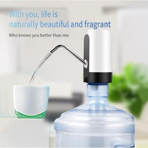 Water Bottle Pump USB Charging Automatic Electric Barreled Water Pump Home Office Pure Water Drinking Auto Switch Dispenser