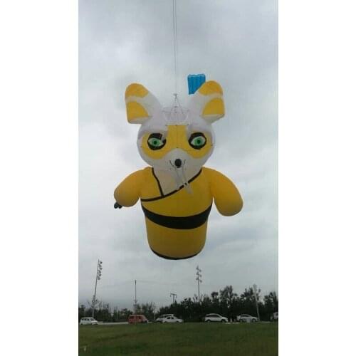 Soft new Weifang bat kids kite cerf volant single line kites windsock flying kites for sale bar rainbow ripstop nylon fabric