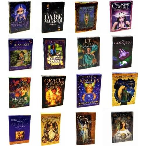 Full English New The 44 Romance Angels Oracle Cards Deck Mysterious Tarot Cards Board Game By Doreen Virtue Rare Out Of Print