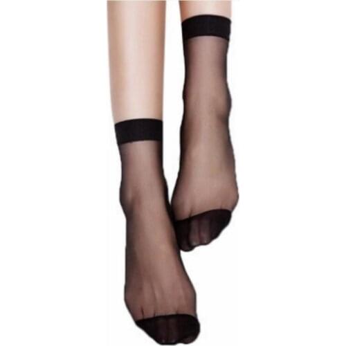 Q 10 Pairs Pure Color Summer Breathable Short Socks For Women Girls Sexy Ladies Sock Ultra-thin Elastic Socks 2020 New