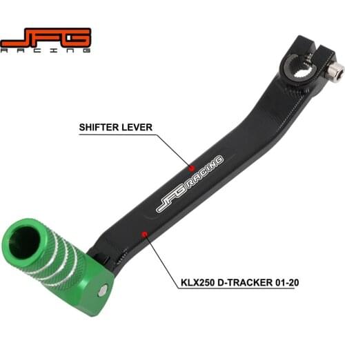 Motorcycle Aluminum CNC Gear Shifter Shift Pedal Lever For KAWASAKI KLX250 KLX 250 D-TRACKER 2001-2018 2019 2020 Dirt Bike