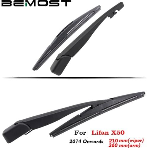 BEMOST Car Rear Windscreen Windshield Wiper Arm Blade Natural Rubber For Lifan X50 255mm 2014 Onwards Hatchback Accessories