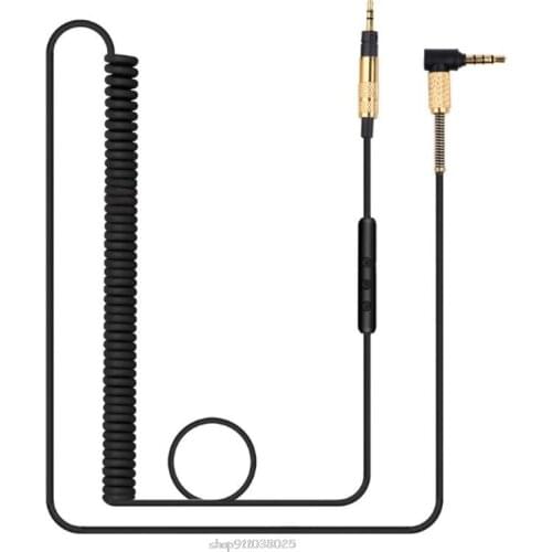 Replacement Audio Cable For -Sennheiser Momentum 2.0 /-HD4.40 /4.50 /4.30i /-HD4.30G Headphone spring cable D16 20 Dropship
