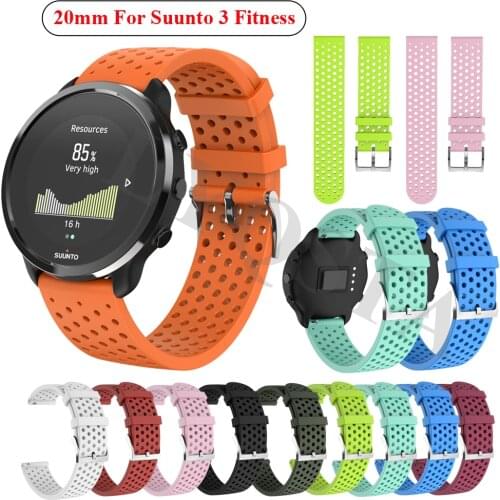 Replacement Watch Band Soft Silicone Watch Wrist Straps For Suunto 3 Fitness Sports Smart Bracelet Watchband Accessories Correa