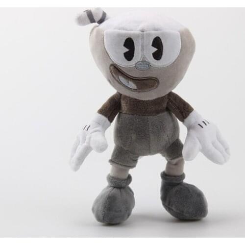 1pcs 25cm Cuphead Plush Toys Doll Cuphead BW Puphead Plush Soft Stuffed Toys Doll for Kids Children Christmas Gifts
