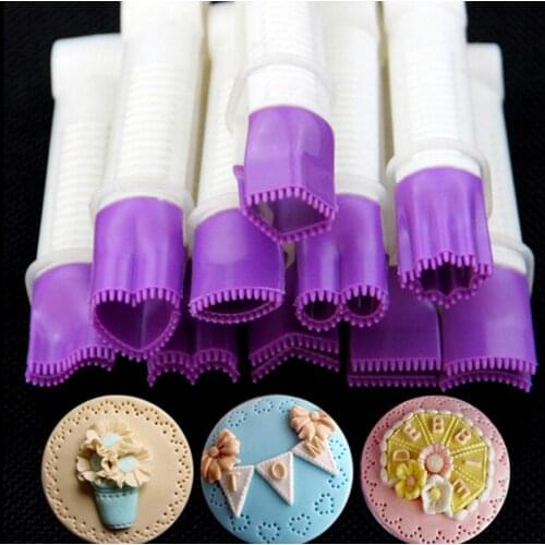 10pcs Tweezers Cake Decoration Kit Set Flower Lace Clip Tool Engraving Cake Cookies Pastry Cutter Tool Baking Accessories