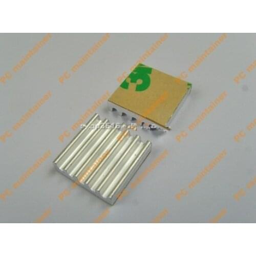 10pcs Ultra-thin aluminum video memory heatsink 13*13*3mm with 3M468MP Thermally Conductive Backing Adhesive Cooling Fin