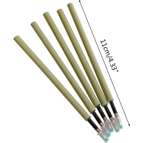 5 Pce/Set Black 0.5mm Gel Ink Pen Refills Student Stationery Office School Writing Tool