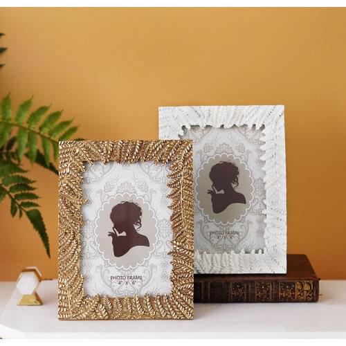 6 Inch Creative Small Leaf Photo Frame Living Room Ornaments