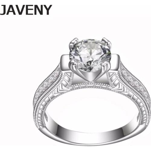 925 Sterling Silver Princess CZ Cubic Zirconia Womens Girls Bridal Wedding Engagement Rings Birthday Gifts 8pcs Lot Wholesale