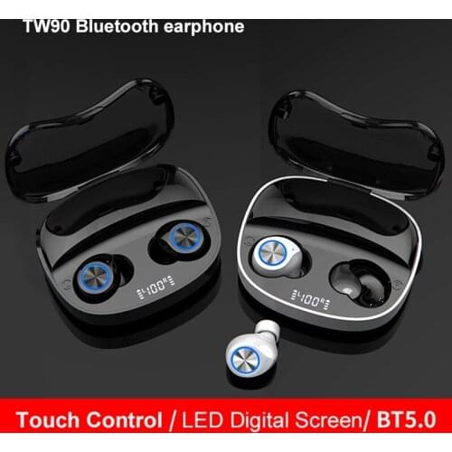 TWS Wireless Earphones Bluetooth Headphone LED Digital Display Sport Earbuds For Huawei Iphone Xiaomi Oppo Business Headset