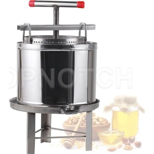 Household Honey Wax Press Machine Stainless Steel Beeswax Presser Waxing Squeezer Machine Potable Beekeeping Home Tools