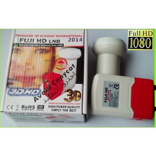 FUJI HD SSI-2100 free shipping digital HD Universal KU Band TWIN LNB High Gain Low noise satellite Dish LNB