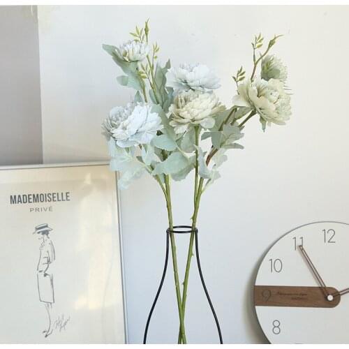 Artificial Flower Peony Macaron Simulation Flower INS Wedding Family Decoration Holding Flower Road Leading Flower Wall