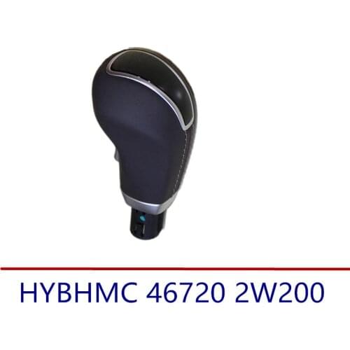 Leather Gear Shift Knob Gearshift Handball Gear Head For Hyundai 2013 2016 Sante Fe 2016 2018 Tucson 46720-2W200