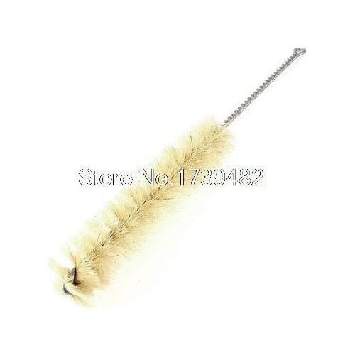 Lab Set Spiral Metal Handle Nylon Bristle Test Tube Bottle Wash Brush