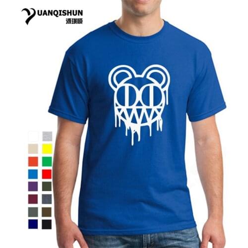 Radiohead rock band Men T Shirt Boutique Mens Tshirt Fashion 16 Colors Cotton Short Sleeve O Neck T-shirt Tee Camisetas Hombre