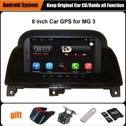 Upgraded Original Android 7.1 Car multimedia Player Car GPS Navigation Suit to Morris Garages MG3 MG 3 with WiFi Bluetooth