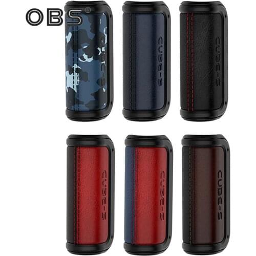 OBS Cube S 80W VW Box MOD with 0.96-inch LED Display 80W Max Output 18650 Electronic Cigarette Vape Mod Box