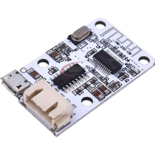 DC 5V Micro USB Power 3W+3W Bluetooth 4.0 Audio Receiver Board Wireless Digital Mini Bluetooth Amplifier Module 3W*2 For Speaker