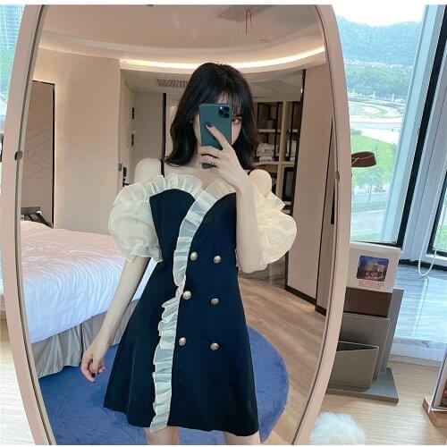 Dresses for Women Summer off-Shoulder Dress Skirt Vestido De Mujer Femme Robe