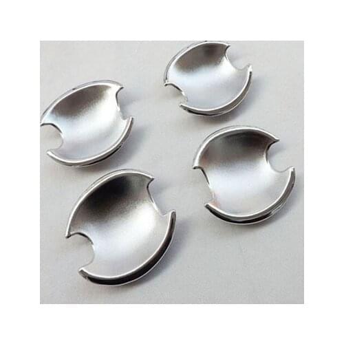 Fit Russian for Nissan Almera G11 2012 2014 2015 ABS Chrome Door Handle Bowl Cover Car styling Stickers Accessories 4 Pcs