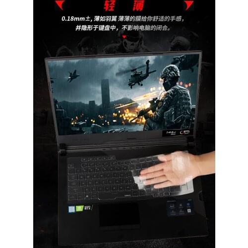 Clear Transparent TPU Keyboard Protector Cover Gurd for ASUS ROG Strix G G731GV G731GU G731GW G731 G732 G732LW G732LX 17.3"