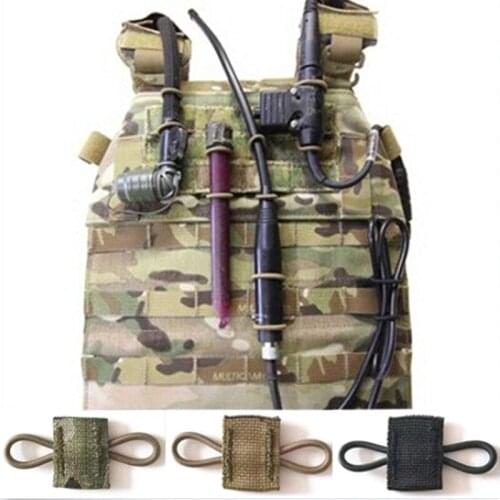 Tactical MOLLE Vest Bag And Other Storage Belt Finishing Belt Are Used To Fix The Fluorescent Rod Rope Water Bag Tube Outdoors