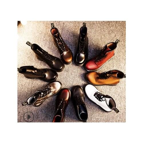 2020 New Fashion Women Ankle Boots Martin boots Spring Autumn Low heels Genuine leather women shoes Boots Factory Hot Sale