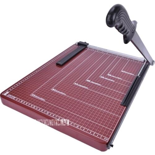 1PC A3QZD Iron Metal Ream Guillotine 17" A3 Size Stack Paper Cutter Paper Cutting Machine Photo Paper