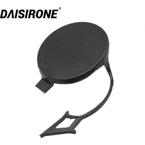 1 PSC Front Bumper Tow Hook Eye Cover Cap unpainted For VW Golf MK7 5GG807241 Black