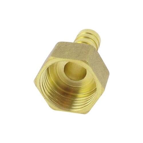 20mm Female Thread Brass Straight Bard Hose Connector for 10mm Tube Tubing