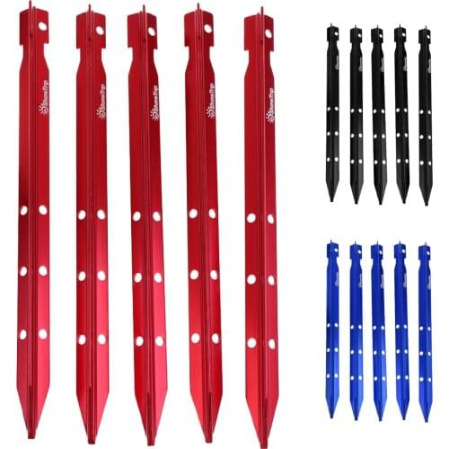 5x Strong Camping Trip Awning Canopy Tent Pegs Snow Ground Nails Stakes 10"/25cm